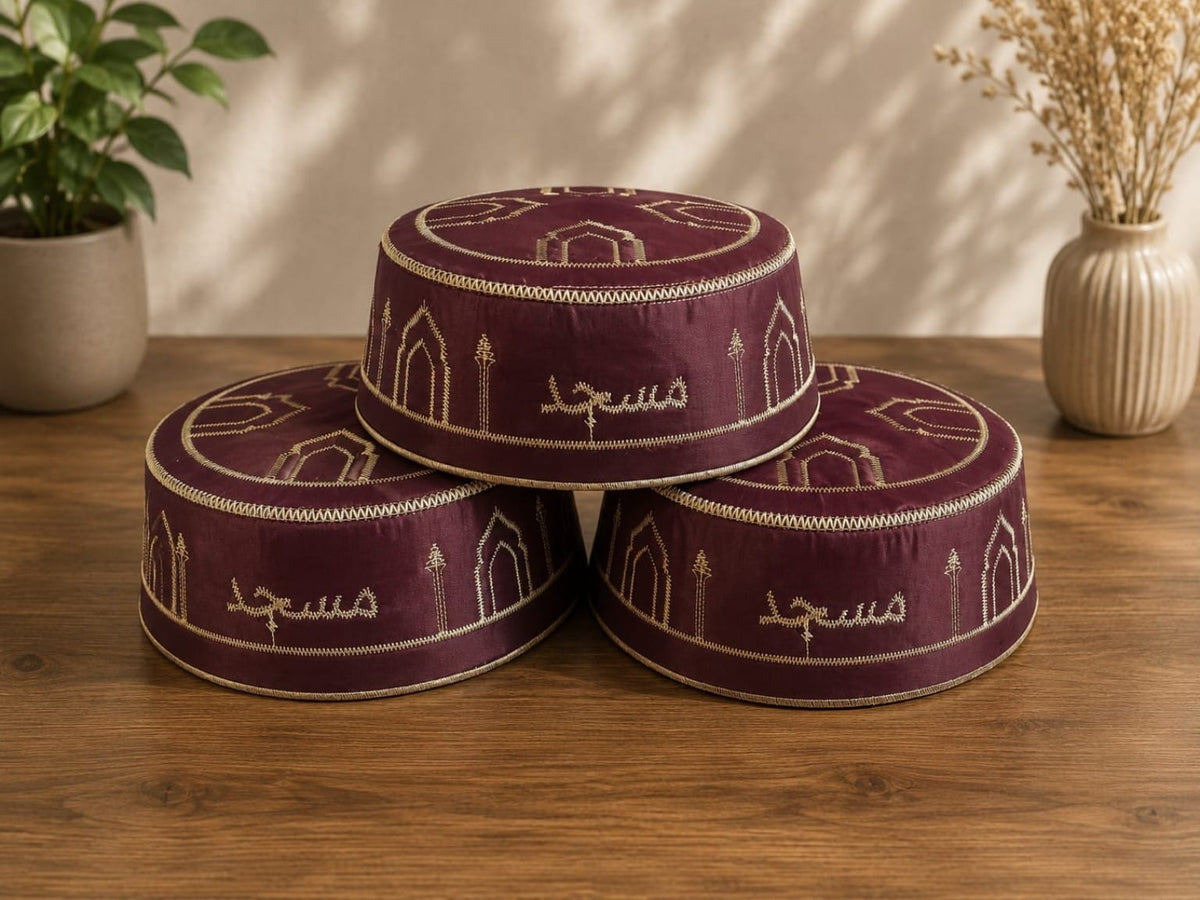 Premium Namazi Caps – Pack of 12